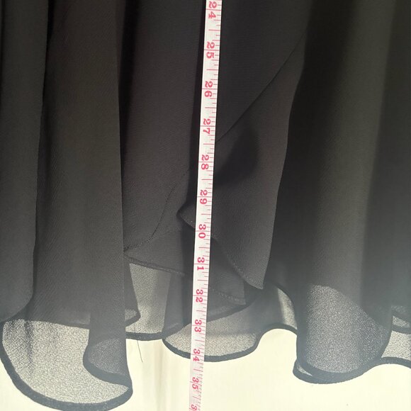 R&M Richards Black High-Low Maxi Skirt - Size 20W, NWT - Picture 3 of 7